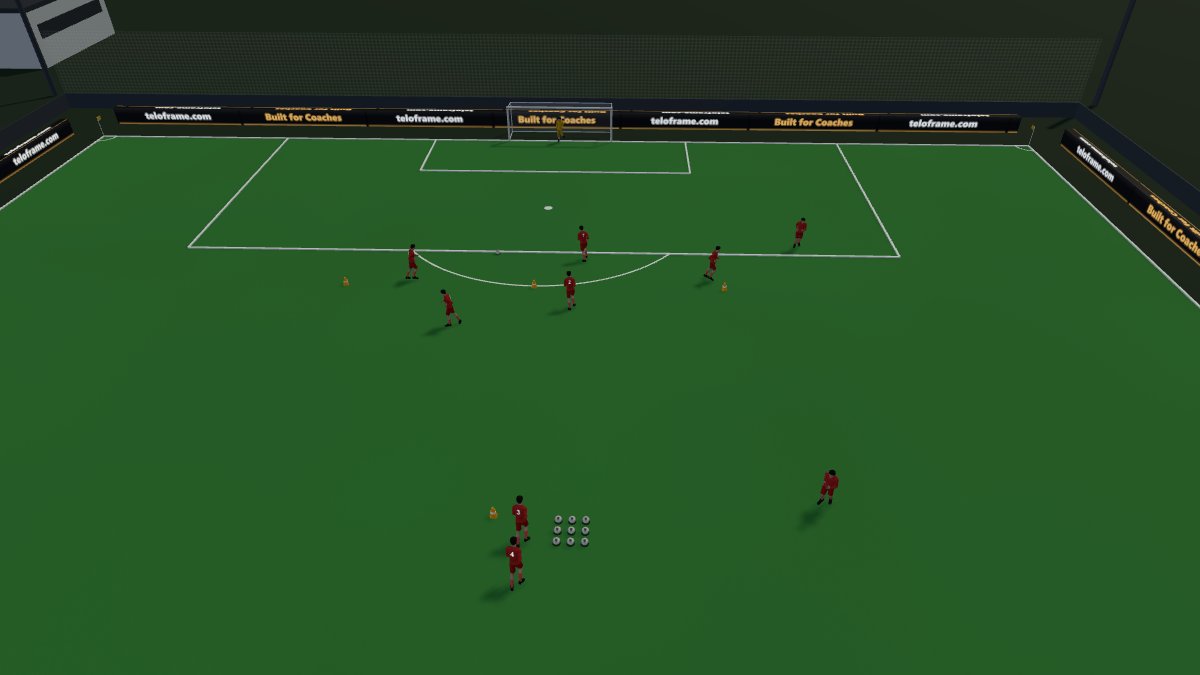 Third Man Run Finishing Drill: Bend the Run and Finish | Teloframe